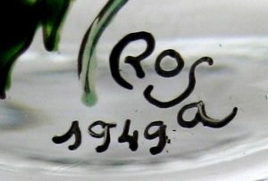Claramunt Crispi, Rosa - Porró sardana - 1949 - firma